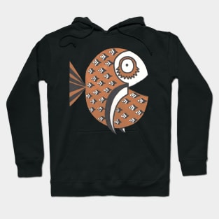 Retro Fish, Fanciest Fish with Fluttering Eyes! Hoodie